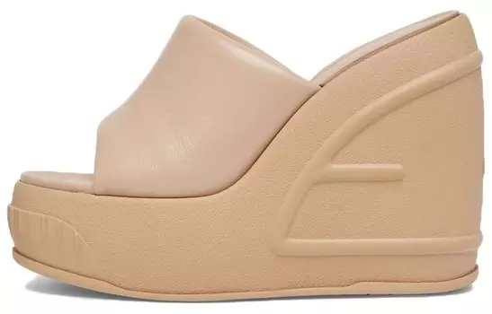 Шлепанцы женские Fendi, розовый