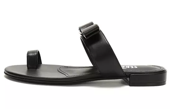 Шлепанцы женские Ferragamo, черный
