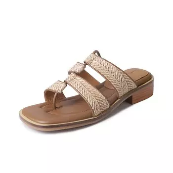 Шлепанцы женские Flowerskam, цвет Apricot