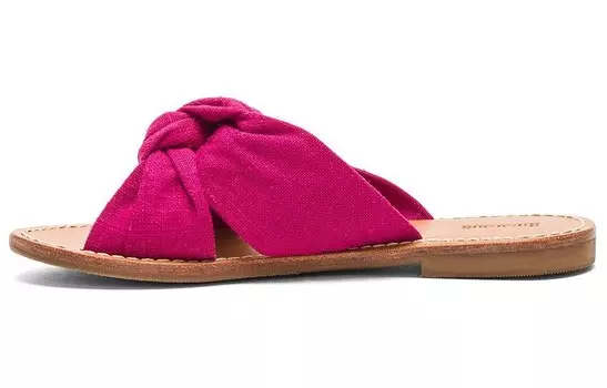Шлепанцы женские фуксия Soludos