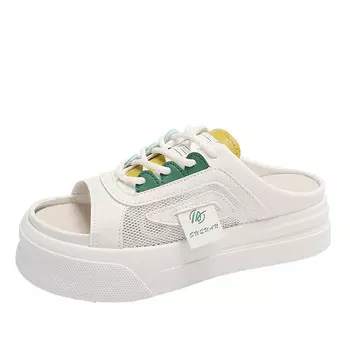 Шлепанцы женские Gejiani, хаки