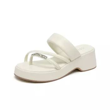 Шлепанцы женские Gemeiq, бежевый