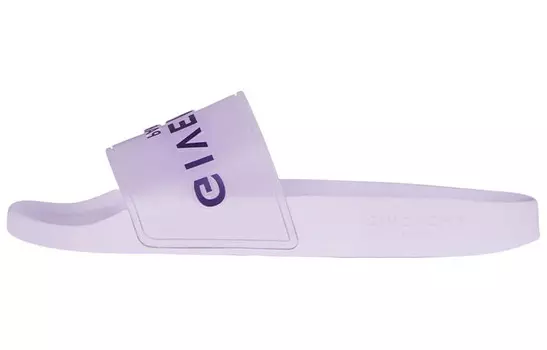 Шлепанцы женские Givenchy Paris Flat Slide, сиреневый