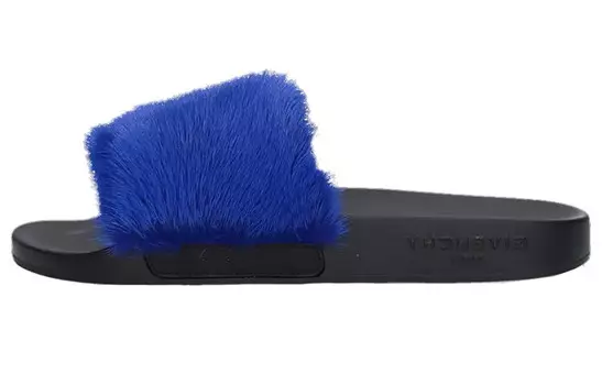 Шлепанцы женские Givenchy, синий / черный