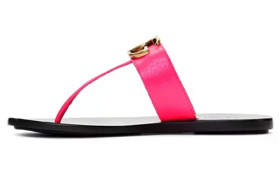 Шлепанцы женские Gucci, черный / розовый