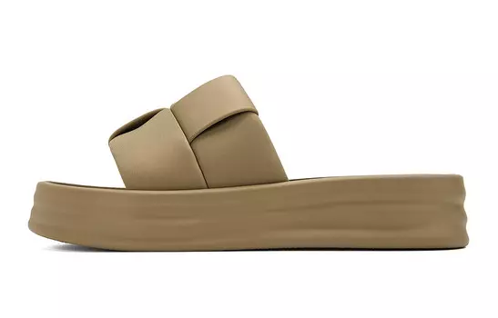 Шлепанцы женские хаки Eblan