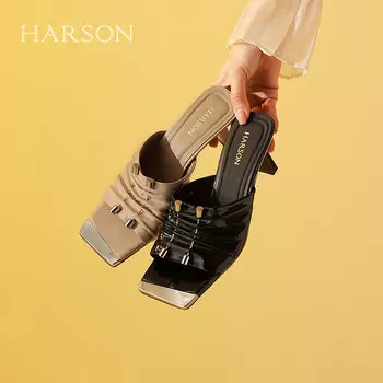 Шлепанцы женские Harson, черный