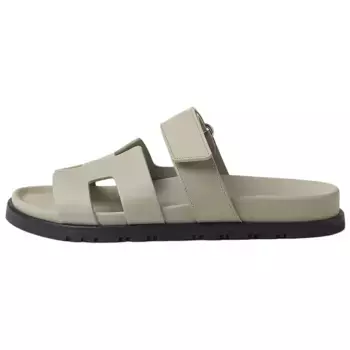 Шлепанцы женские Herms Chypre, серый