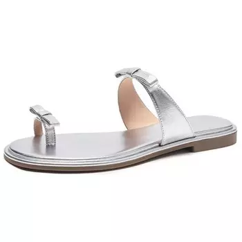 Шлепанцы женские Hotwind, серебряный