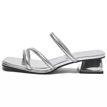 Шлепанцы женские Hotwind, серебряный