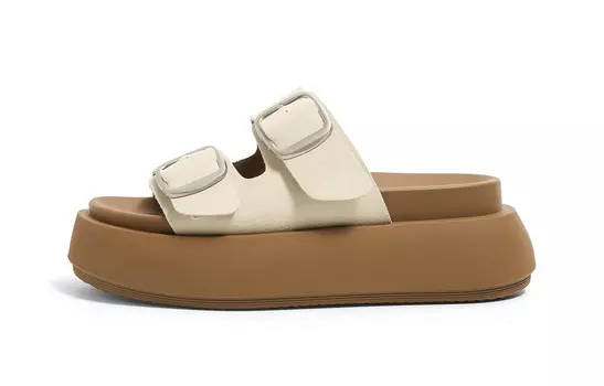 Шлепанцы женские Huanqiu, хаки