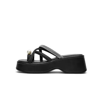 Шлепанцы женские Jin Baichuan, черный