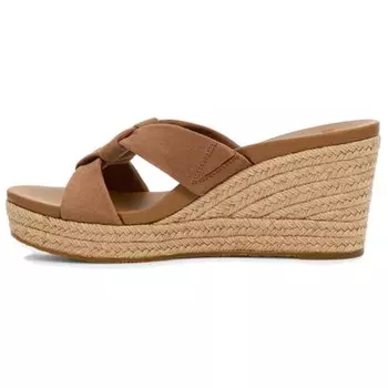Шлепанцы женские каштановые Ugg