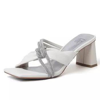 Шлепанцы женские Kemeilian, белый