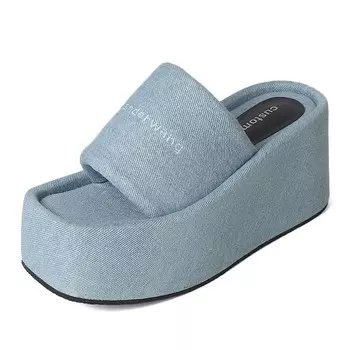 Шлепанцы женские Kemeilian, черный