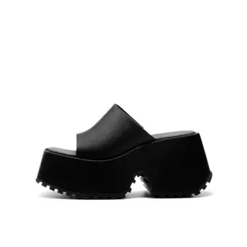 Шлепанцы женские классические черный Jooc