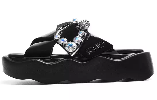 Шлепанцы женские Kmd, черный
