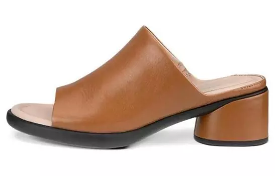 Шлепанцы женские коричневые Ecco