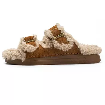 Шлепанцы женские коричневые Jeep