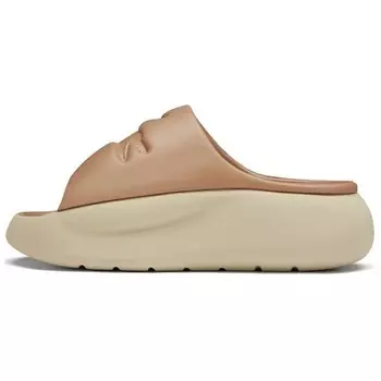 Шлепанцы женские коричневые Lacoste
