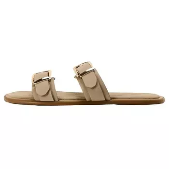 Шлепанцы женские коричневые Zara
