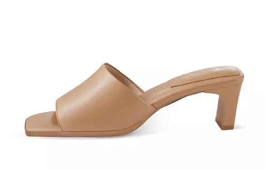 Шлепанцы женские коричневый 7Or9