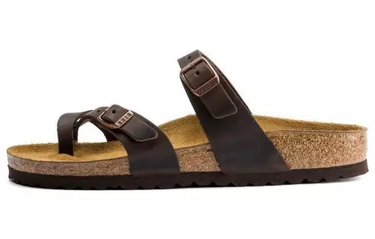 Сандалии Birkenstock Mayari Natural Leather Oiled, коричневый