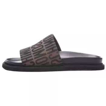 Шлепанцы женские коричневый Moschino