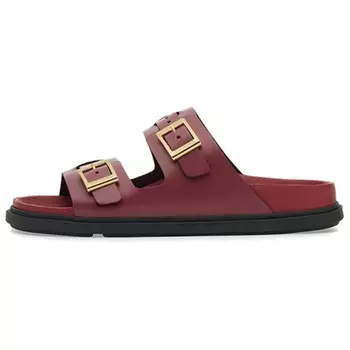 Шлепанцы женские красные Birkenstock