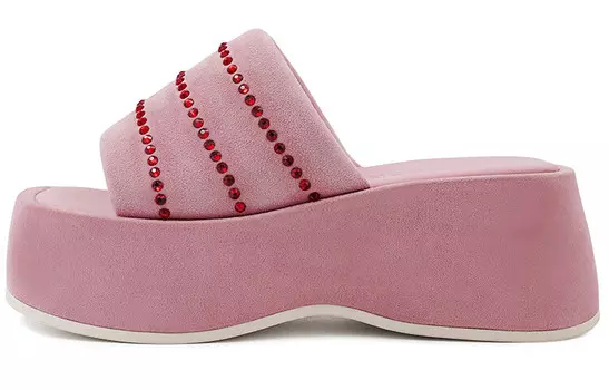 Шлепанцы женские красный Cicifor