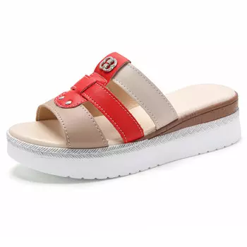 Шлепанцы женские красный Reivantix