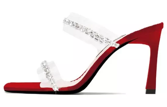 Шлепанцы женские красный Shudaier