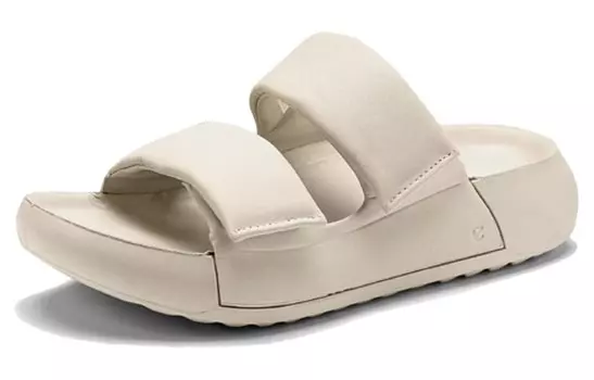 Шлепанцы женские лаймово-серые Ecco