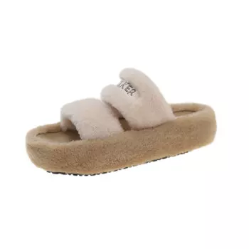 Шлепанцы женские Lianghuo, коричневый