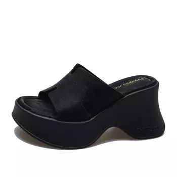 Шлепанцы женские Lianghuo, серебряный