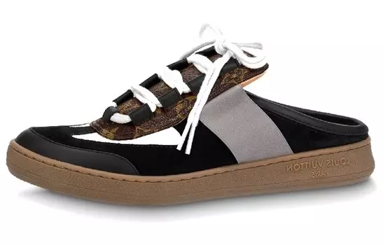 Шлепанцы женские Louis Vuitton Closed Toe, черный