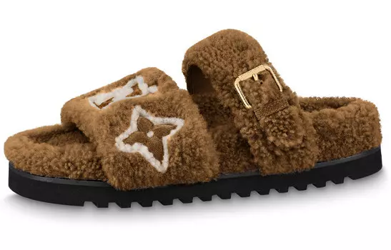 Шлепанцы женские Louis Vuitton Paseo Comfort, коричневый