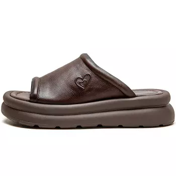 Шлепанцы женские Mata, коричневый
