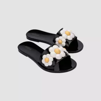 Шлепанцы женские Melissa, черный/белый