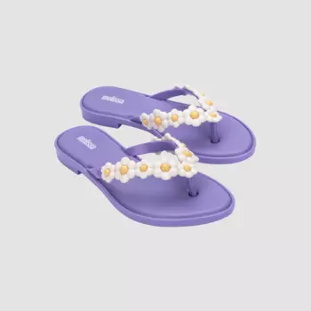 Шлепанцы женские Melissa, сиреневый/белый