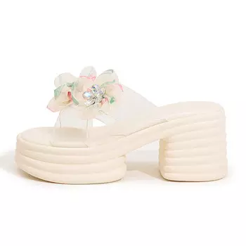 Шлепанцы женские Milan Love Song, белый