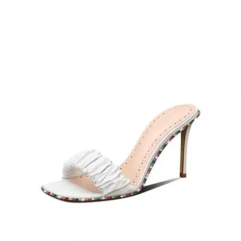 Шлепанцы женские Miss Left, белый