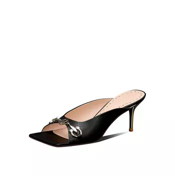 Шлепанцы женские Miss Left, черный