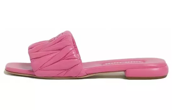 Шлепанцы женские Miu Miu, розовый