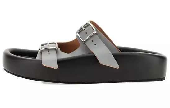 Шлепанцы женские Mm6 Maison Margiela, серый