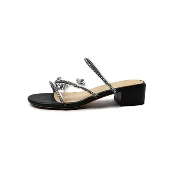 Шлепанцы женские Mukaluo, серебряный