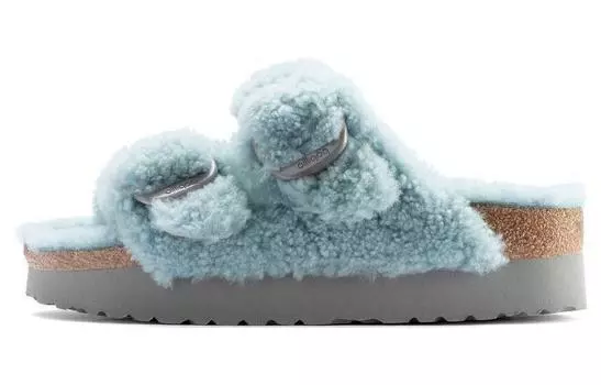 Шлепанцы женские небесно-голубые Birkenstock