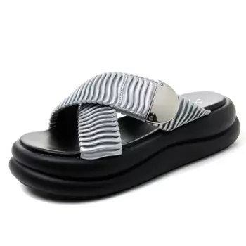 Шлепанцы женские Nrdrofficial, бежевый