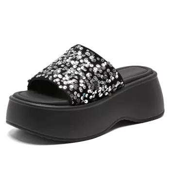 Шлепанцы женские Nrdrofficial, серебряный