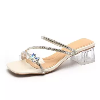 Шлепанцы женские O.L, бежевый